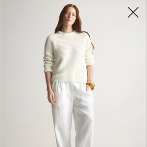 Quince Cotton Fisherman Sweater